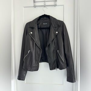 Madewell - The Washed Leather Motorcycle Jacket